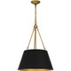 Quoizel Quoizel Pendant Four Light Pendant in Matte Black - QP5597MBK Quoizel Quoizel Pendant Four Light Pendant in Matte Black - QP5597MBK