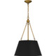 Quoizel Quoizel Pendant Four Light Pendant in Matte Black - QP5597MBK Quoizel Quoizel Pendant Four Light Pendant in Matte Black - QP5597MBK