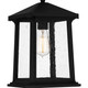 Quoizel Satterfield One Light Outdoor Hanging Lantern in Matte Black - SAT1909MBK
