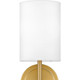 Quoizel Quoizel Wood One Light Wall Sconce in Aged Brass - QW16126AB Quoizel Quoizel Wood One Light Wall Sconce in Aged Brass - QW16126AB