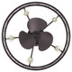 Quoizel Dury Five Light Fandelier in Palladian Bronze - RDY3122PN