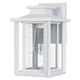 Quoizel Wakefield One Light Outdoor Wall Mount in Matte White - WKF8407W