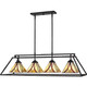 Quoizel Asheville Four Light Island Chandelier in Valiant Bronze - TFAS442VA