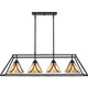 Quoizel Asheville Four Light Island Chandelier in Valiant Bronze - TFAS442VA