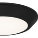 Quoizel Verge LED Flush Mount in Earth Black - VRG1605EK