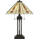 Quoizel Stevie Two Light Table Lamp in Western Bronze - TF5209TWT Quoizel Stevie Two Light Table Lamp in Western Bronze - TF5209TWT
