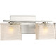Quoizel Westcap Two Light Bath Fixture in Brushed Nickel - WCP8602BN