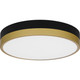 Quoizel Weldin LED Flush Mount in Matte Black Gold - WLN1611MBKG Quoizel Weldin LED Flush Mount in Matte Black Gold - WLN1611MBKG