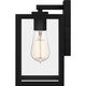 Quoizel Westover One Light Outdoor Wall Lantern in Earth Black - WVR8305EK