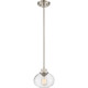 Quoizel - TRG1508BN - One Light Mini Pendant - Trilogy - Brushed Nickel Quoizel - TRG1508BN - One Light Mini Pendant - Trilogy - Brushed Nickel