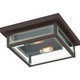 Quoizel Westover Two Light Flush Mount in Western Bronze - WVR1312WT