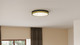Quoizel Weldin LED Flush Mount in Matte Black Gold - WLN1615MBKG Quoizel Weldin LED Flush Mount in Matte Black Gold - WLN1615MBKG