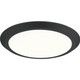 Quoizel Verge LED Flush Mount in Earth Black - VRG1616EK Quoizel Verge LED Flush Mount in Earth Black - VRG1616EK