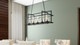 Quoizel Damien Five Light Island Chandelier in Earth Black - DMN537EK