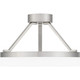 Quoizel Cohen LED Semi Flush Mount in Brushed Nickel - PCOH1716BN