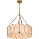 Quoizel Quoizel Pendant Four Light Pendant in Light Gold - QP6170LG Quoizel Quoizel Pendant Four Light Pendant in Light Gold - QP6170LG