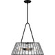 Quoizel Quoizel Pendant Four Light Pendant in Matte Black - QP6176MBK