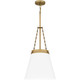 Quoizel Quoizel Piccolo Pendant One Light Pendant in Aged Brass - QPP6183AB
