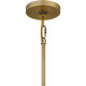 Quoizel Quoizel Piccolo Pendant One Light Pendant in Aged Brass - QPP6183AB