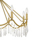 Quoizel Airedale Eight Light Chandelier in Aged Brass - AID5030AB