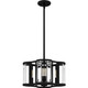 Quoizel Quoizel Pendant Four Light Pendant in Matte Black - QP6193MBK