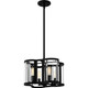 Quoizel Quoizel Pendant Four Light Pendant in Matte Black - QP6193MBK