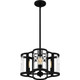 Quoizel Quoizel Pendant Four Light Pendant in Matte Black - QP6193MBK