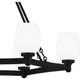 Quoizel Penning Six Light Linear Chandelier in Matte Black - PNG638MBK