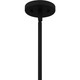 Quoizel Daphne One Light Pendant in Matte Black - DPN1512MBK Quoizel Daphne One Light Pendant in Matte Black - DPN1512MBK