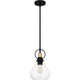 Quoizel Quoizel Piccolo Pendant One Light Mini Pendant in Matte Black - QPP6187MBK