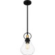 Quoizel Quoizel Piccolo Pendant One Light Mini Pendant in Matte Black - QPP6187MBK