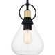 Quoizel Quoizel Piccolo Pendant One Light Mini Pendant in Matte Black - QPP6187MBK