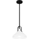 Quoizel Brink One Light Pendant in Matte Black - BIK1510MBK Quoizel Brink One Light Pendant in Matte Black - BIK1510MBK