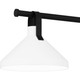 Quoizel Brink Three Light Linear Chandelier in Matte Black - BIK338MBK