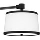 Quoizel Kylen Three Light Linear Chandelier in Matte Black - KYL342MBK