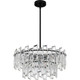 Quoizel Dion Six Light Pendant in Matte Black - PCDIN2819MBK