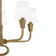 Quoizel Mallory Five Light Chandelier in Weathered Brass - MAO5026WS