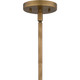 Quoizel Mallory Five Light Chandelier in Weathered Brass - MAO5026WS