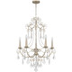 Quoizel Merida Five Light Chandelier in Vintage Gold - MER5028VG Quoizel Merida Five Light Chandelier in Vintage Gold - MER5028VG