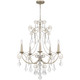 Quoizel Merida Five Light Chandelier in Vintage Gold - MER5028VG Quoizel Merida Five Light Chandelier in Vintage Gold - MER5028VG