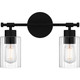 Quoizel - CAP8615MBK - Two Light Bath - Caputo - Matte Black Quoizel - CAP8615MBK - Two Light Bath - Caputo - Matte Black