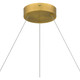 Quoizel Alice LED Pendant in Brushed Gold - PCACE2824BRG