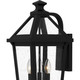 Quoizel Boulevard Three Light Outdoor Wall Mount in Matte Black - BLV8409MBK