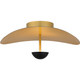 Quoizel Azure LED Semi Flush Mount in Matte Black - PCAZR1718MBK
