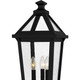 Quoizel Boulevard Three Light Outdoor Post Mount in Matte Black - BLV9009MBK