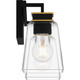 Quoizel Almany Two Light Bath in Matte Black - ALY8615MBK