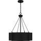Quoizel Quoizel Pendant Four Light Pendant in Matte Black - QP6755MBK