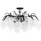Quoizel Maple Six Light Semi-Flush Mount in Earth Black - MAP1728EK
