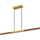Quoizel Colter LED Linear Chandelier in Brushed Gold - PCCOT148BRG