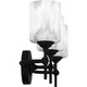 Quoizel Aria Three Light Bath in Matte Black - ARI8622MBK